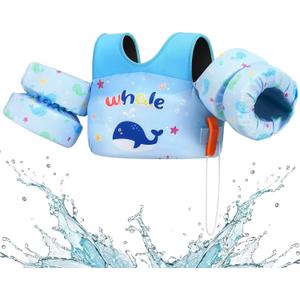 HeySplash Swim Vest for Kids, Toddler Pool Floaties, Children Swimming Vest with Adjustable Strap, Swim Jacket Water Wing Arm Float, Puddle Sea Beach Boat Jumper Boy Girl Baby (E Blue Whale, for kids 31-66 lbs) HeySplash Swim Vest for Kids, Toddler Pool Floaties, Children Swimming Vest with Adjustable Strap, Swim Jacket Water Wing Arm Float, Puddle Sea Beach Boat Jumper Boy Girl Baby (E Blue Whale, for kids 31-66 lbs)