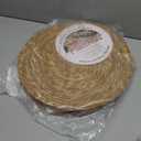 13 in Round Woven Plate Chargers Set of 6, Boho Farmhouse Rustic Woven Placemats for Dining Table Decor, Rattan Wicker Table Mats Chargers for Dinner Plates Jute Braided Place Mats