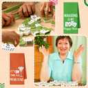 Newwiee 4 Pcs Mahjong Cocktail Dish Towels Gifts for Women 16 x 24 Inches Funny Kitchen Napkins Decorative Hand Tea Towel Mahjong Lover Gifts for Kitchen Bathroom Decor(Colorful)