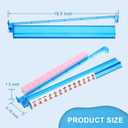 Mahjong Racks with Pushers 4PCS Set Majiang Tile Holder Acrylic Mahjong Racks Accessories and Gifts, Standard