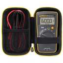 Aproca Protable Hard Storage Case, for Fluke 107 101 Current Handheld Digital Multimeter and Accessories (Case Only)