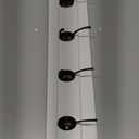Homode Coat Rack with Wall Shelf and Hooks - 24 Inch Long, Wooden Hanging Coat Hanger with Hat Shelf for Entryway, Bathroom, Mudroom, White