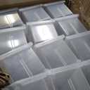 Akro-Mils 30224 AkroBins Plastic Storage Bins, 11"x 4"x 4", Clear, 12-Pack