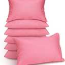 Kigley 6 Pack Mini Pillows Bulk Small Pillows 14"x9" Soft Travel Nap Pillow for Daycare Nap Time Pet Neck Lumbar