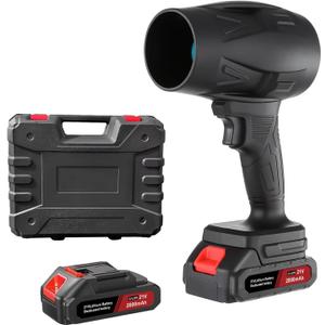 Small Cordless Leaf Blower,130000RPM Handheld Electric Dust Blower, Mini Jet Dry Blower Fan with 2 Battery,for Computer Keyboard,Outdoors,Car,Home