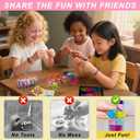 LANNEY Bracelet Making Kit, Friendship Bracelet Kit for Girls, 488 PCS Kandi Beads for Jewelry Making, Creative DIY Snap Beads Building Toys Set, Fun Christmas Birthday Gifts for Kids Ages 6-12