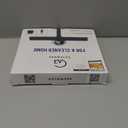 GTEWERK Silicone Shower Squeegee for Glass Doors & Mirrors with Stainless Steel Core, Streak-Free & No-Squeak Window Cleaning, 3-in-1 No-Drill Mount (Hook/Suction/Adhesive), Black, 9''