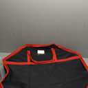 Covermates Keepsakes Deluxe Wreath Storage Bag – Heavy-Duty Polyester with Buckle Strap & Structured Interior – Protective Holiday Organizer with Handles, D-Ring & Label Window, Black