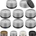 Furniture Risers Bed Risers Heavy Duty 1 inch, 2 inch, 3 inch, 4 inch Round Adjustable Bed Lifts Riser for Desk Legs Table Couch Sofa Chair Refrigerator Washing Machine (1 Inch, Gray, 8 Pack)
