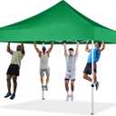 10x10 Pop Up Canopy Tent for Outdoor Commercial Instant Sun Shelter,Kelly Green