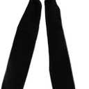 6 inch Hair Bow Velvet Hair Clip with Tails 6 pack Pearls (Black)
