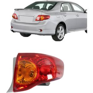 labwork Right Passenger Side RH Tail Light Lamp Assembly Replacement for 2009 2010 Toyota Corolla Outer Rear 8155002460 TO2801175