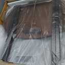 Winsome Nathan Snack Table Set with Stand, for Living Room, 26", Cappuccino, Set of 4 Tables