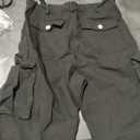 Black Cargo Pants, M