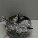 Industrial Drum Chandeliers, Modern Black Metal Pendant Lighting Walnut Wood Grain 4-Ligth Semi Flush Mount Chandelier 12" for Foyer Entryway Kitchen Hallway Dining Room