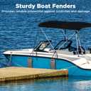 Ehaho Boat Fenders, Boat Bumpers for Docking, EVA Pontoon Bumpers with Integrated Locking Rope, Fit for Bass, Ski, Bowriders and Fishing Boats