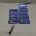 Replacement Toothbrush Heads for All Waterpik Sonic Fusion Models (SF-01, SF-02, SF-03, and SF-04 Series), Compact, with Covers, 9 Count, Black