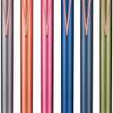 Mr. Pen- Retractable Gel Pens, 6 Pack, Black Ink Gel Pens Fine Point 0.5mm, Metallic Dark Vintage Barrels, Fast Dry, Retractable Pens, Gel Ink Pens, Aesthetic Pens for Journaling Fine Tip Pens