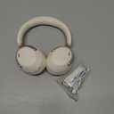 LORELEI Q30 Bluetooth Headphones Over Ear,60H Playtime & 3 EQ Music Modes,BT6.0 Headphones Wireless with Mic,Foldable Lightweight Headsets,HiFi Stereo Deep Bass for Home Travel iPad Tablet-Beige White