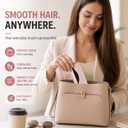 Cordless Hair Straightener Brush - Foldable - Travel Design