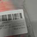 SOLY HUX Girl's Floral Tank Tops Bow Tie Shoulder Sleeveless Ruched Summer Crop Tops (Orange)