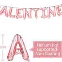 3 x Valentine's Day Balloon Decorations & Banners, Galentine's Day Supplies