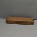 KAMANINA White Curtain Rods for Windows 48 to 84 Inch, Adjustable Single Curtain Rod 32 to 86 Inch(2.6-7.1ft), 3/4 Inch Splicing Drapery Rods with Twisted Cage Finial