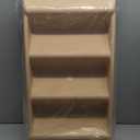 Pet Stairs - Home and Vehicle Foldable Nonslip Dog Steps with 4-Step Design - For Puppies, Kittens, and Other Small Pets by PETMAKER (Tan)