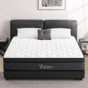 Full Size Mattress, 12 Inch Memory Foam Hybrid Mattress in a Box with Pocket Springs for Motion Isolation Pressure Relief, 100 Nights Trial, CertiPUR-US