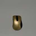 memzuoix 2.4G Wireless Mouse, 1400 DPI Mobile Optical Cordless Mouse with USB Receiver, Portable Computer Mice Wireless Mice for Laptop, PC, Desktop, MacBook, 5 Buttons (Gold)