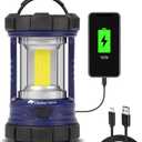 Camping Lantern, 3200LM LED Lanterns for Power Outages, 4600mAh Phone Charger & Rechargeable Lantern, 5 Light Modes Camping Lights & Lanterns for Hurricane/Emergency, CT CAPETRONIX Camping Accessories (Navy Blue)