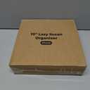 LAMU 2 Pack Lazy Susan Organizer, 10'' Lazy Susan Turntable for Cabinet, Table Top, Refrigerator, Kitchen, Pantry Fridge Organizers and Storage, Rotating Spice Organizer, Oak