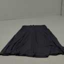 Women's Solid Stretch Ruched Waistband Flared Midi Yoga Skirt (Medium)