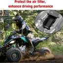 Air Box Cover for Raptor 700 700R, Black High Flow Air Filter Box for Yamaha Raptor 700 700R 2006-2025 Accessories (1PC, Replace OEM #1S3-14411-00-00), Not Included Filter and Tube