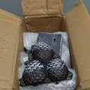 Stocking Holders for Mantle  3D Christmas Stocking Holder Heavy Duty Cast Iron Garland Hangers for Mantel with Non-Slip Base | Xmas Decor, Sturdy Fireplaces Hook (Set of 4)