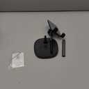 LISEN Cell Phone Stand Phone Holder for Desk Office Decor, Office Desk Accessories Gifts Women PC Gaming Essentials iPhone Stand Gadgets Men Fit OtterBox Case Switch iPad Air Tablet 4-10 in (BLACK)