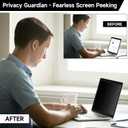 15.6 Inch 1920x1080 Laptop Privacy Screen Filter, Anti Blue Light Glare & Anti Scratch Computer Privacy Shield for 15.6" with 16:9 Aspect Ratio Laptop Portable Monitor