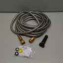 Metal Garden Hose 25 FT - 304 Stainless Steel Water Hose 25 FT - Expandable Short Flexible Garden Hose,no Kink Explosion, no Bite