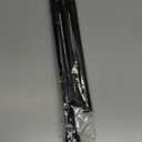 Spring Tension Curtain Rod 28 To 48 Inch Adjustable Expandable Black Tension Rod 7/8" Shower Curtain Rods No Drilling Spring Loaded Curtain Rod for Windows Bathroom Closet Kitchen Bedroom Doorway Door