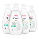 Dove Instant Foaming Body Wash 4 Count for Softer and Smoother Skin Sensitive Skin Effectively Washes Away Bacteria While Nourishing Your Skin 13.5 oz