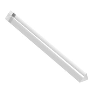 uxcell Acrylic Triangle Rod,1 inch Wide 10 inch Length,Clear,Solid Plastic PMMA Bar Stick