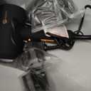 slopehill Professional Ionic Hair Dryer, Powerful 1800W Fast Drying Low Noise Blow Dryer with 2 Concentrator Nozzle 1 Diffuser Attachments for Home Salon Travel (Black)