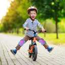 Youth/Kids Knee Pads Elbow Pads Wrist Guards Set for 3-15 Years Kids Protective Gear Set for Roller Skates Cycling Skateboard BMX Bike Inline Skating Scooter Riding and Other Outdoor Sports (Blue+Purple)