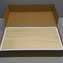 Heimlove Unfinished Wood Floating Shelves, Pine Shelves for Wall Set of 2, Wall Mounted Rustic Wood 8 Inch Deep Floating Shelf with Invisible Brackets for Bedroom Kitchen Living Room - Natural, 16x8