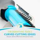 FURminator 2-in-1 Doodle Grooming Tool for Dogs, 1 Count, Dematting Tool with Comb for Mats, Tangles & Maintenance on Curly, Long, Silky & Wiry Coats