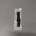 Sport Silicone Band Compatible with Apple Watch, Adjustable, Soft Rubber (apple wathc band black 49MM)