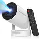 Electric FocusMini Projector, Projector 4K 1080P Support, 260 ANSI Lumens Projector with Wifi and Bluetooth, Upgrade Smart Proyector, 5w Speaker, Auto Keystone Correction 35"-130" Screen HY300 Plus