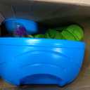 Step2 Rain Showers Splash Pond Water Table, Kids Water and Sand Activity Sensory Playset, Summer Outdoor Toys, 13 Piece Water Toy Accessories, For Toddlers 1.5+ Years Old, Blue & Green