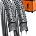 YUNSCM 29x2.25 Lightweight Mountain Bike Tires ETRTO 57-622 60TPI Nylon Anti-Puncture Protection Compatible with 29x2.20/2.25/2.30" Tires-2 PCS (Y-1158)