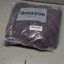 JELLYMONI Purple Duvet Cover Full Size, 3pcs Washed Microfiber Bedding Set, Soft Breathable Seersucker Duvet Cover Set with Zipper Closure and Corner Ties for All Seasons  Purple, Full(80"×90")